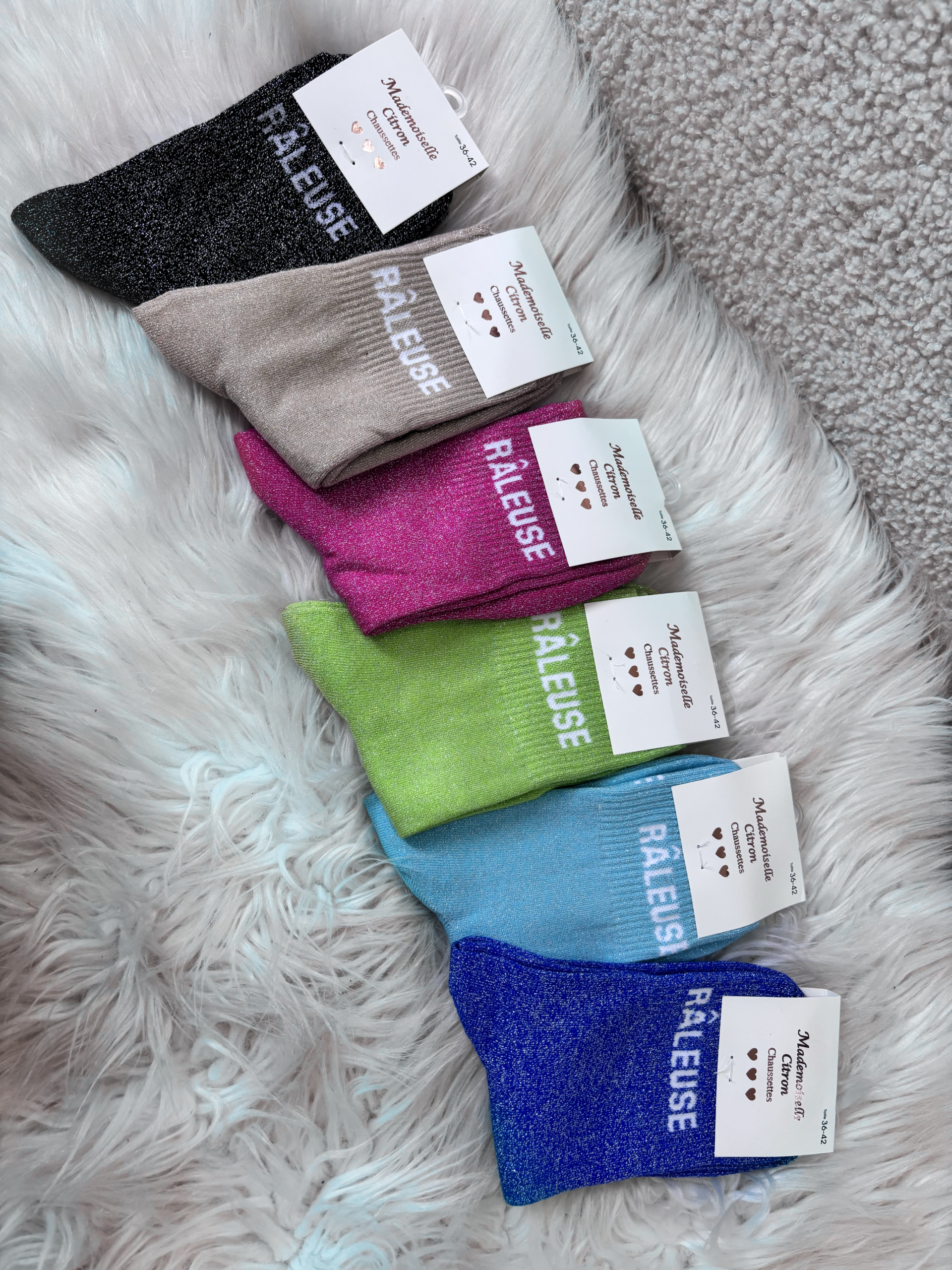 Chaussettes pailletée RÂLEUSE