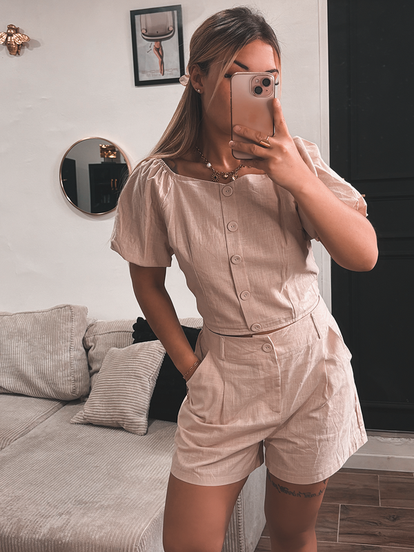 Ensemble chemisier/short