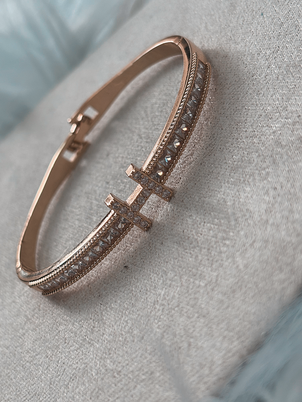 Bracelet « H » doré