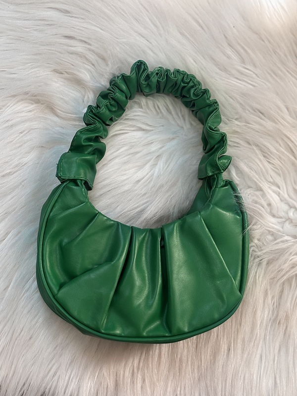 Sac à main vert bouteille