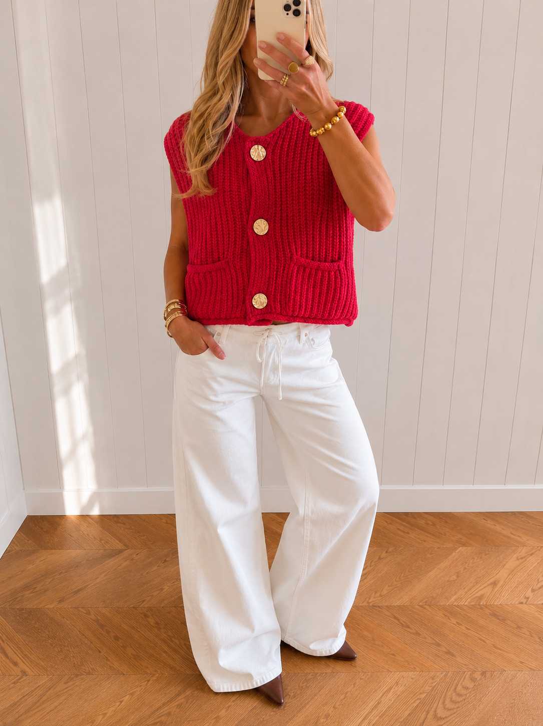 Gilet ⭑ Knitted Red