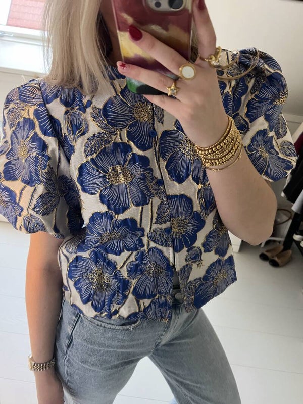 Blouse ★ Flower Blue