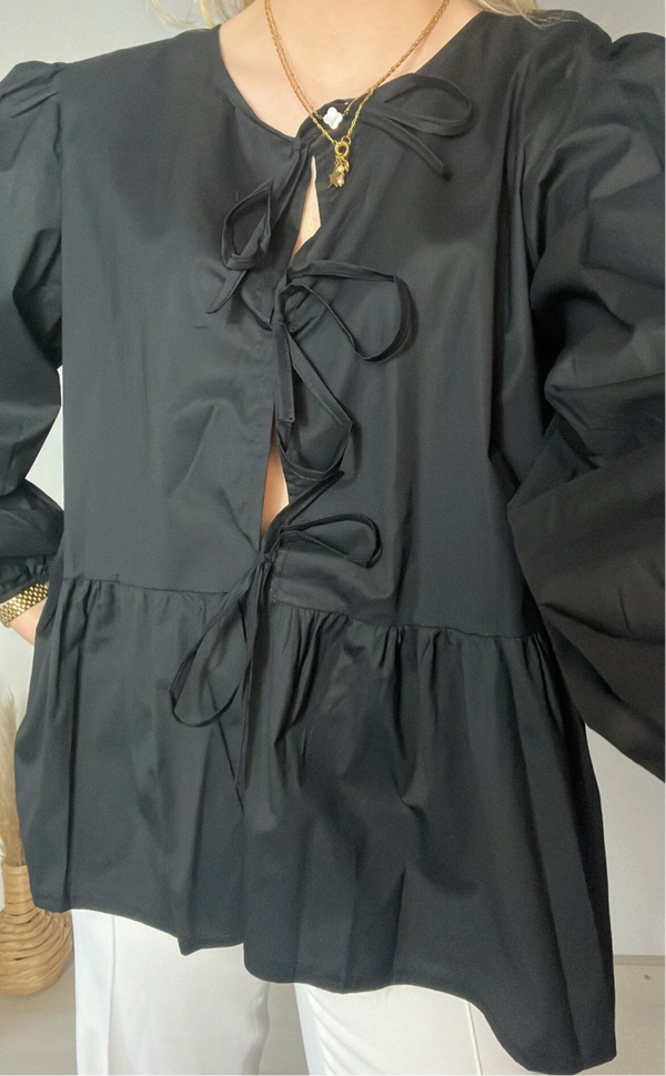 Blouse ⭑ Bow black