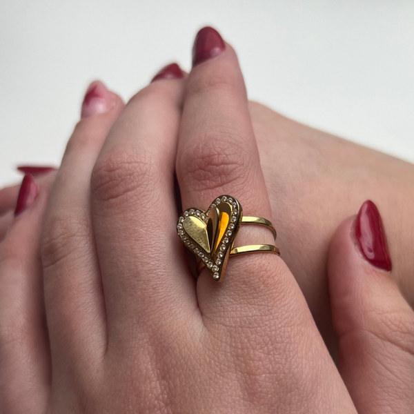 Ring ⭑ Butterfly heart
