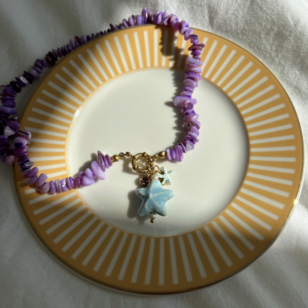 Necklace ❃ Blue Seastar