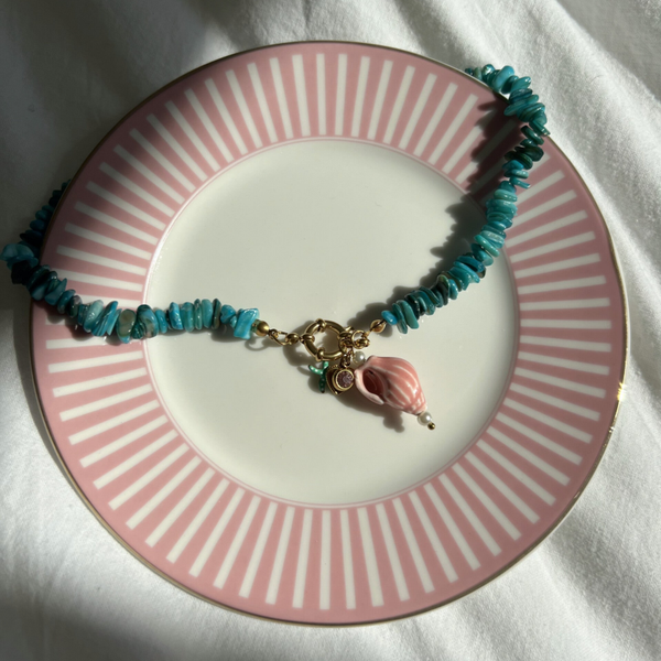 Necklace ❃ Pink Shell