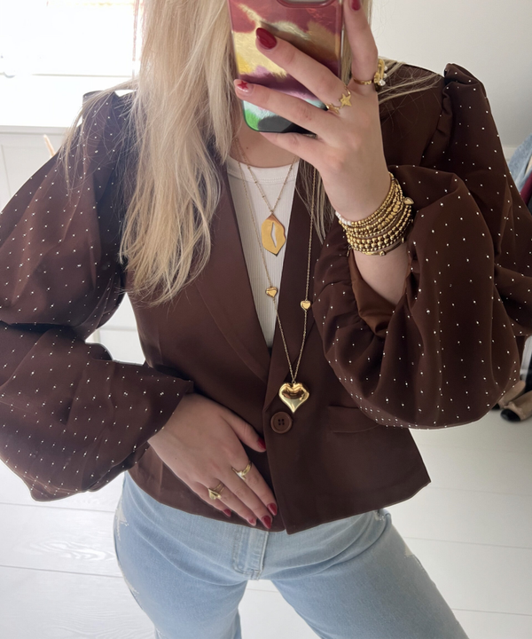 Blazer ★ Sparkle brown
