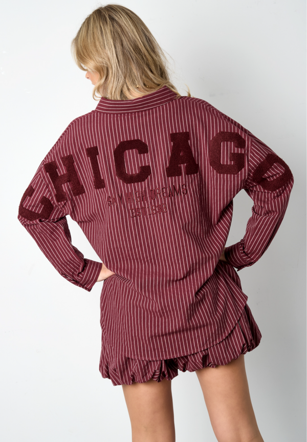 Blouse - Chicago bordeaux