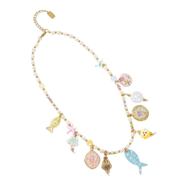 Necklace ★ Blue fishing