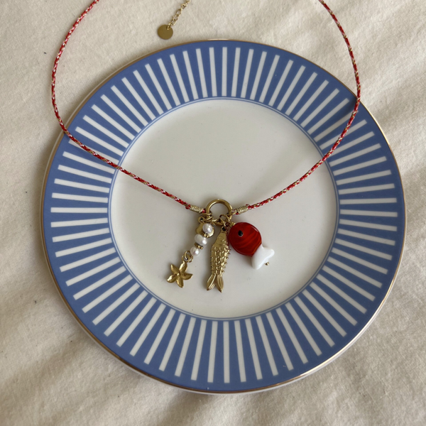 Necklace ❃ Fish red
