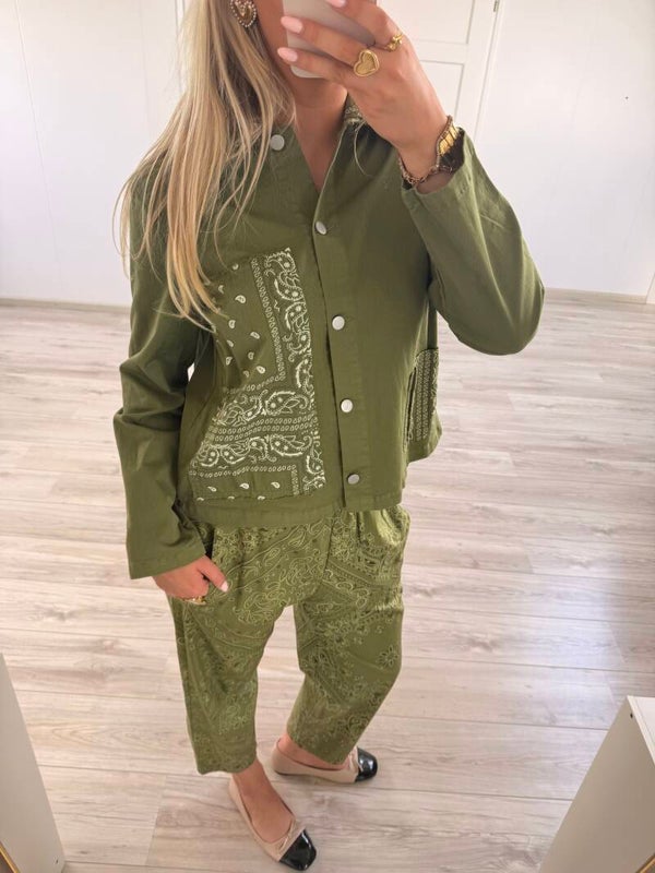 Set ⭑ Bandana green