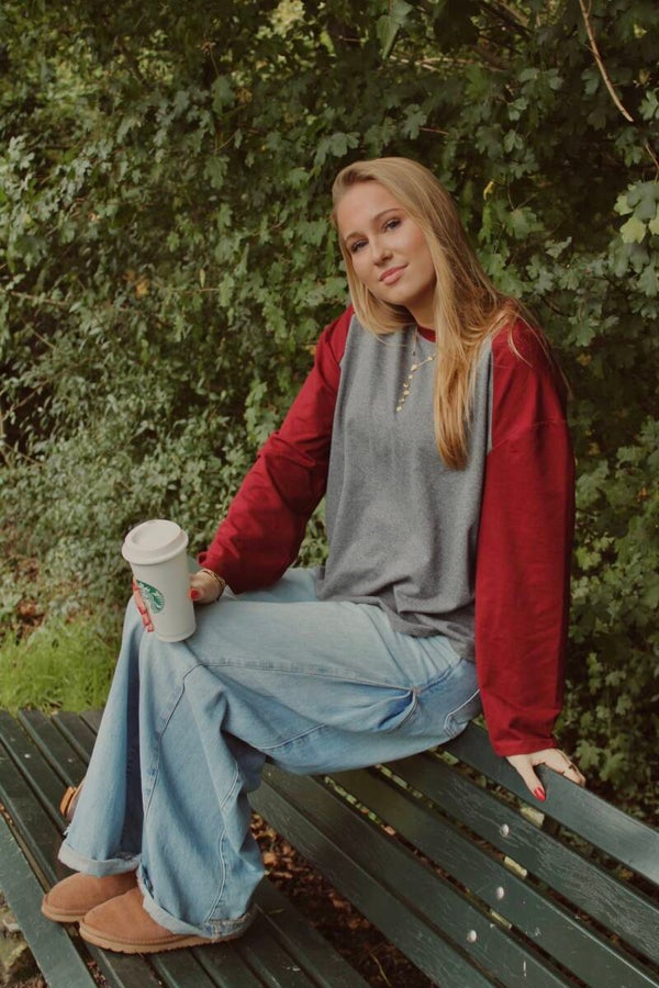 Base Long sleeve ⭑ Red-grey