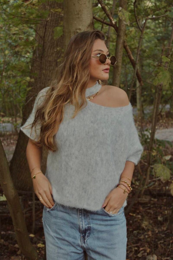Knitted top ⭑ Fiona grey