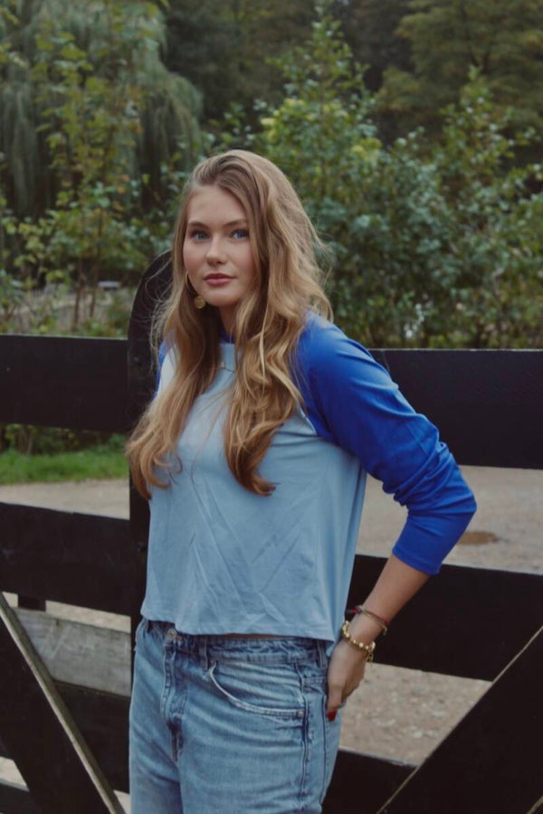 Base Long sleeve ⭑ Blue-light blue