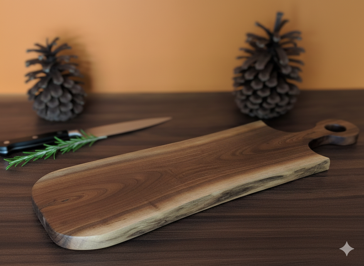 Handcrafted Walnut Charcuterie Board
