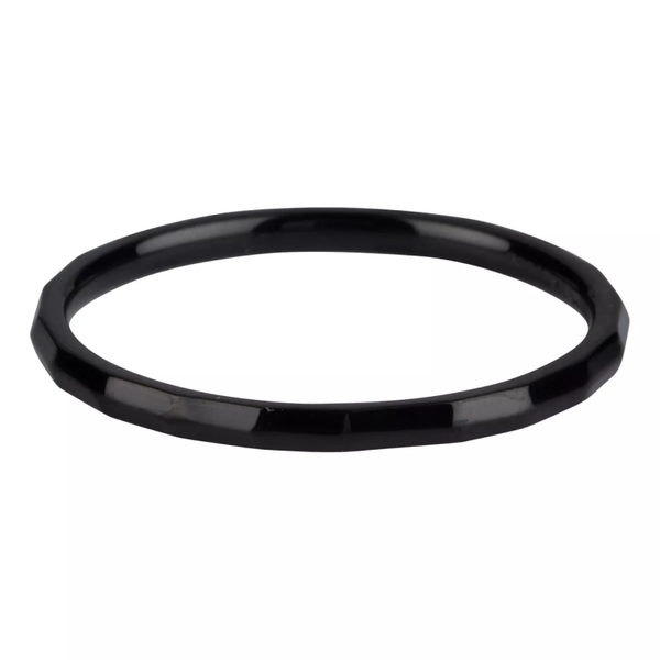 Charmins ring R363 zwart