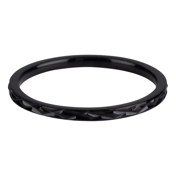 Charmins ring R365 zwart