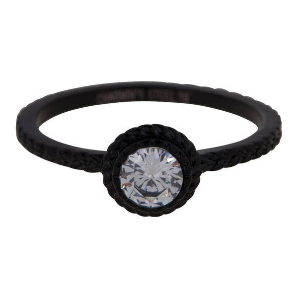 Charmins ring R438 zwart