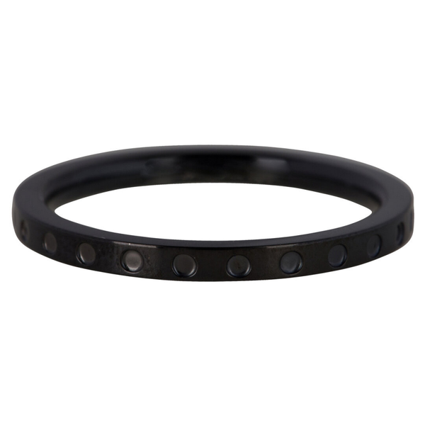Charmins ring R871 zwart