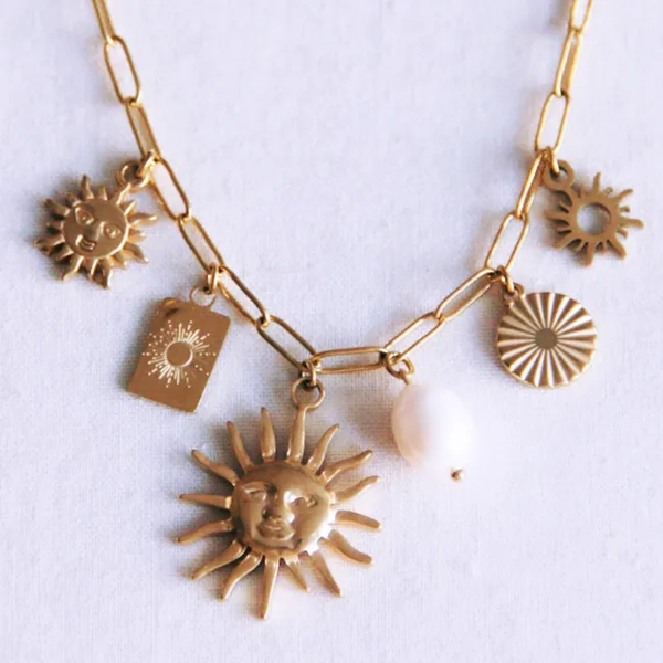 Bedelketting ‘Sun Lover’ - goud