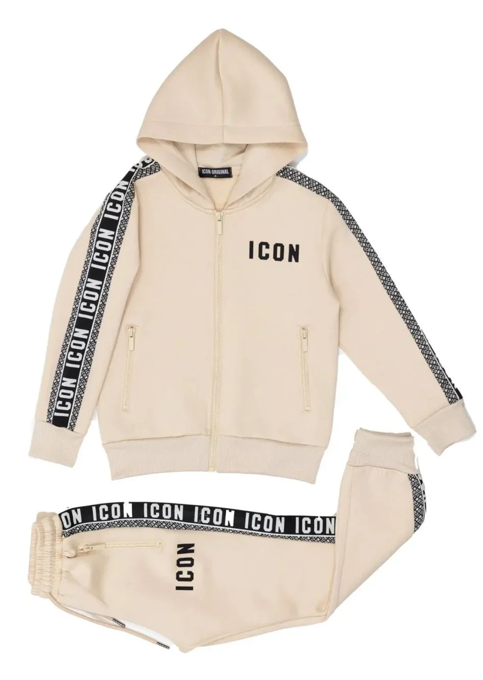 joggingpak beige