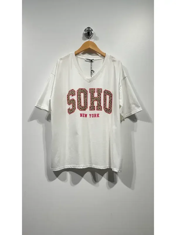 T-shirt "SOHO" V-hals