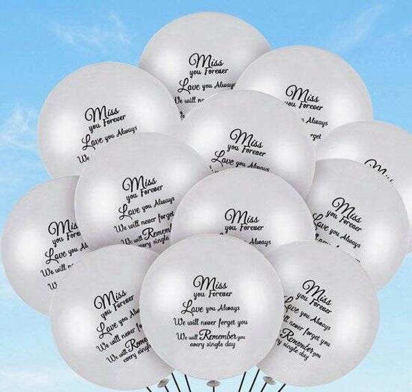 20 Herdenking ballonnen