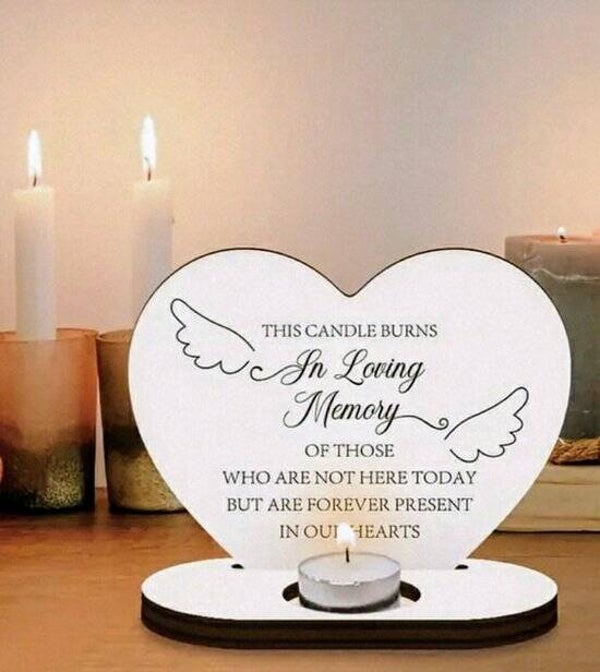 Waxinelichthouder In Loving Memory