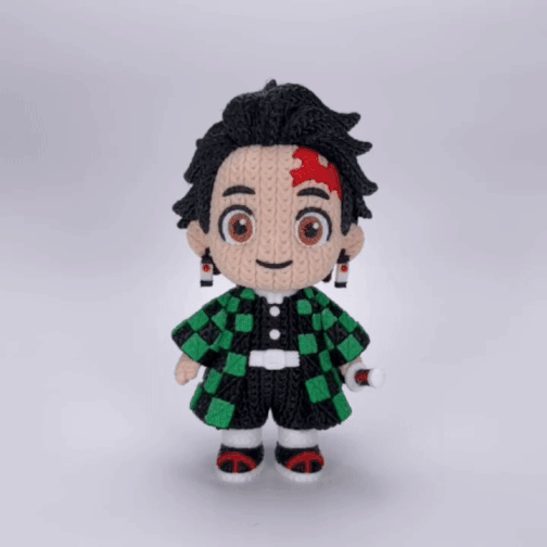 Tanjiro Komado action figure da collezione