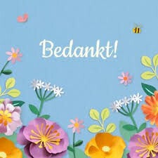 Kaartje Bedankt