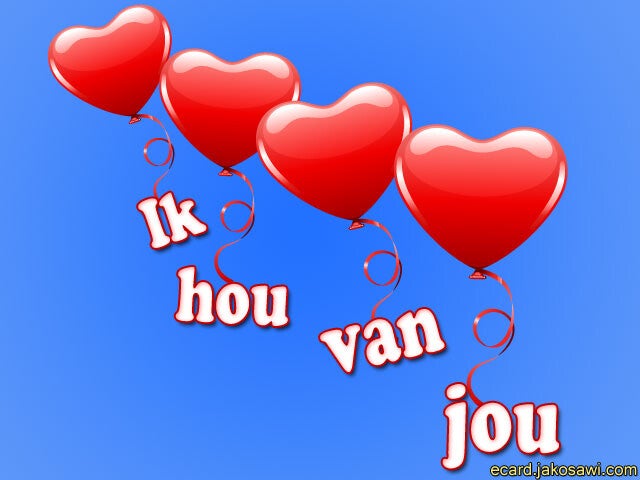 Kaartje Ik hou van Jou!