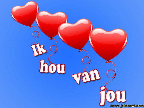 Kaartje Ik hou van Jou!