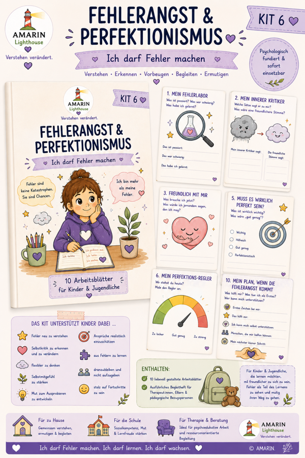 Fehlerangst & Perfektionismus – Ich darf Fehler machen