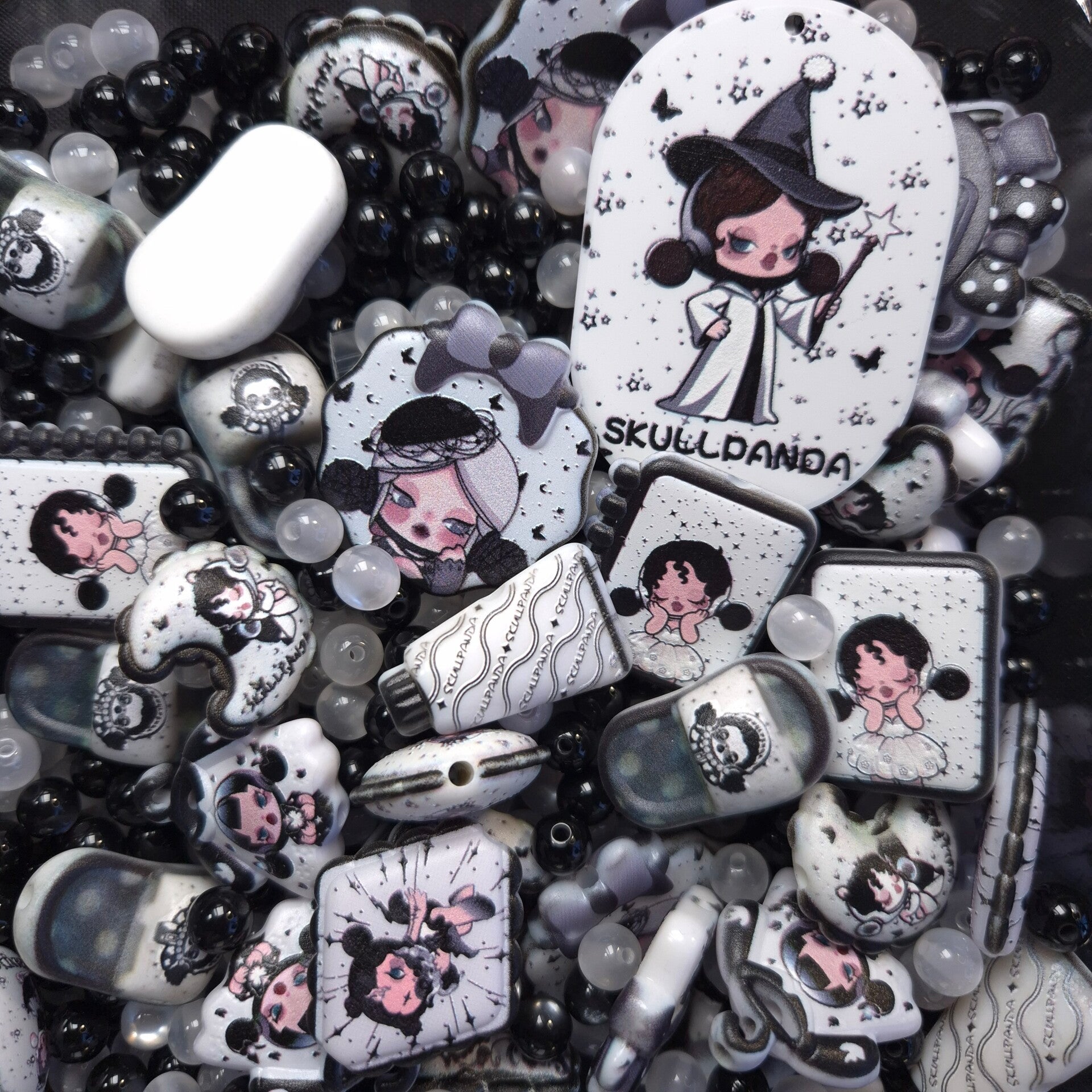 Black and white SkullPanda