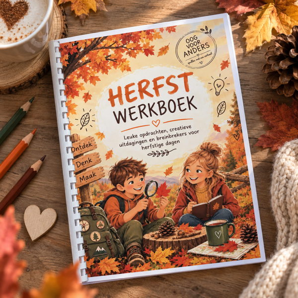 Herfst werkboek met breinbrekers & creatieve opdrachten