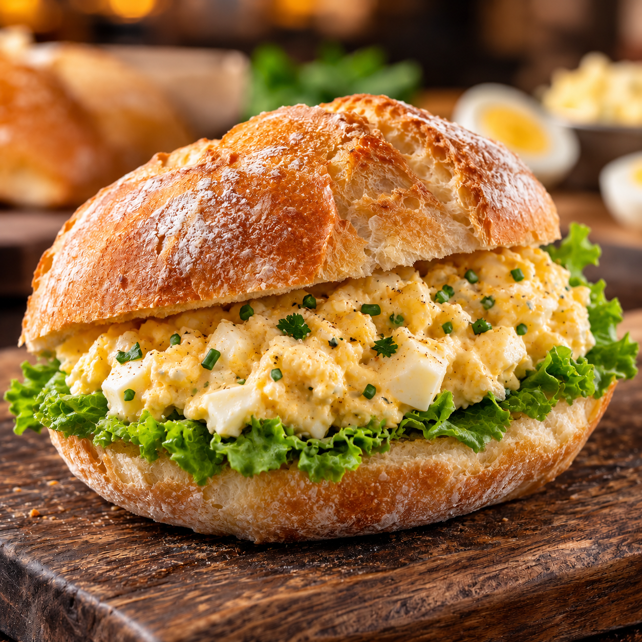 Broodje Eiersalade Deluxe