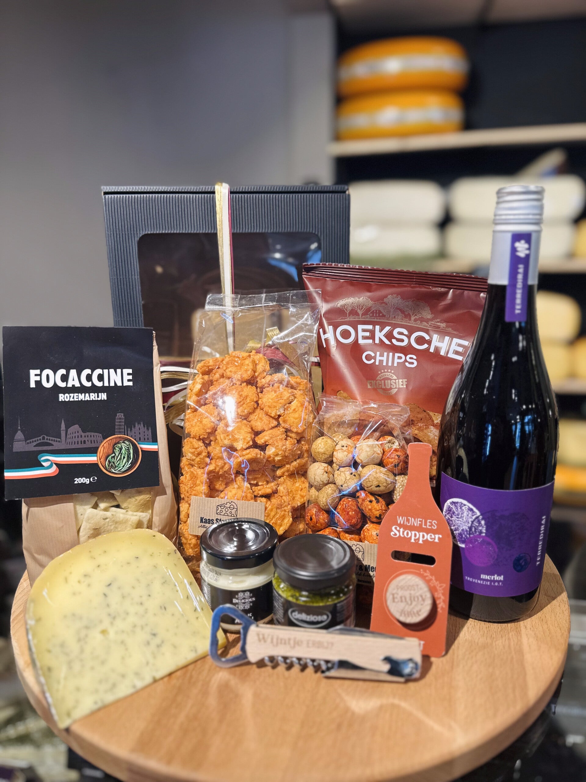 Borrelpakket ONZE FAVORIET Rode wijn