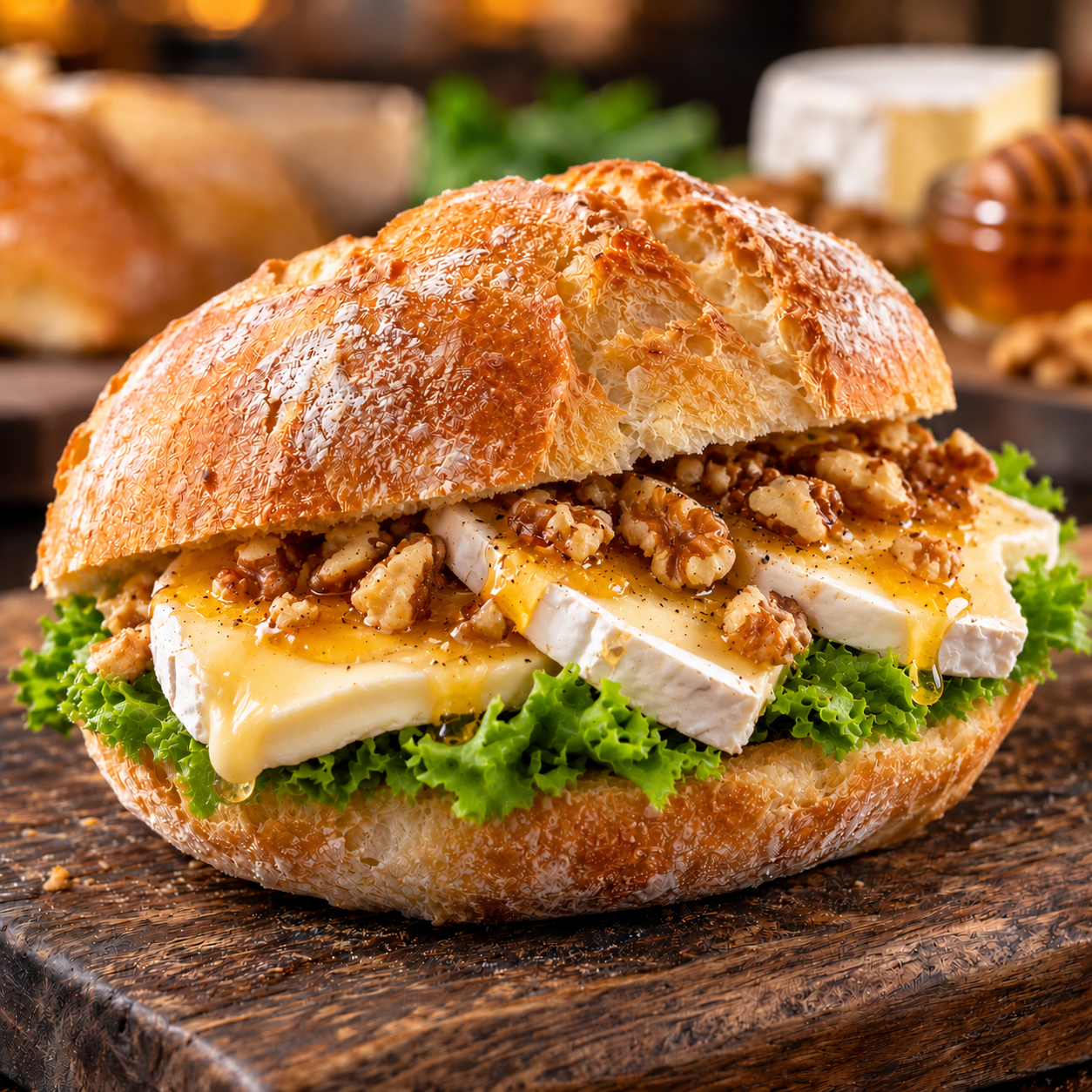 Broodje Brie Walnoot