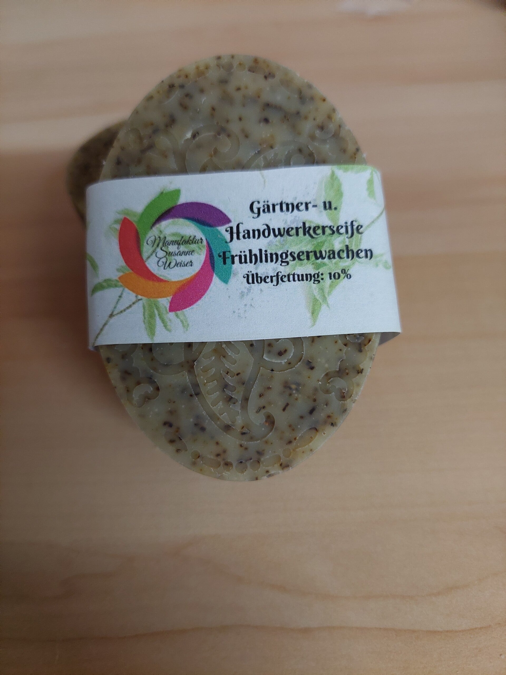 Gärtner- und Handwerkerseife "Frühlingserwachen" ÜF: 10 %, Duft: Blumenwiese, 75 g Frischegewicht (113,00€ / 1 kg)
