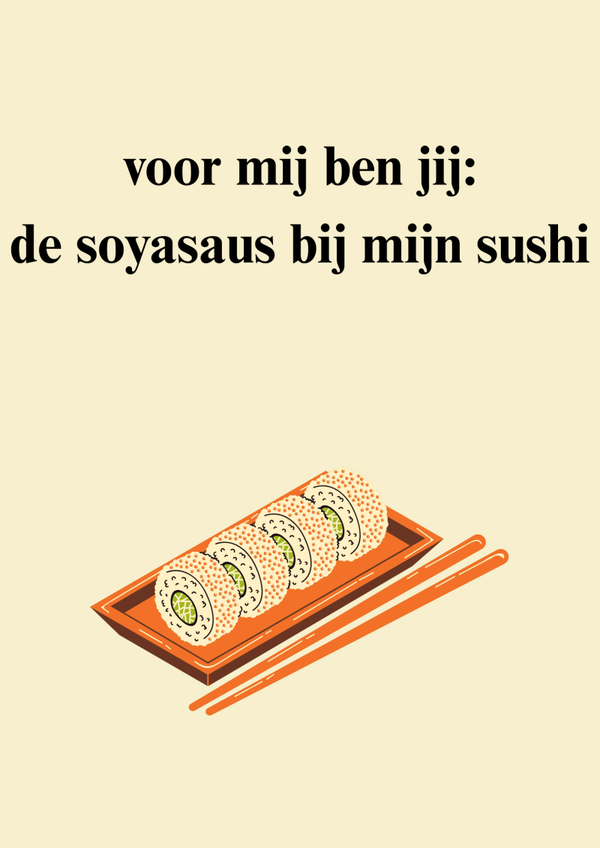 kaart sushi