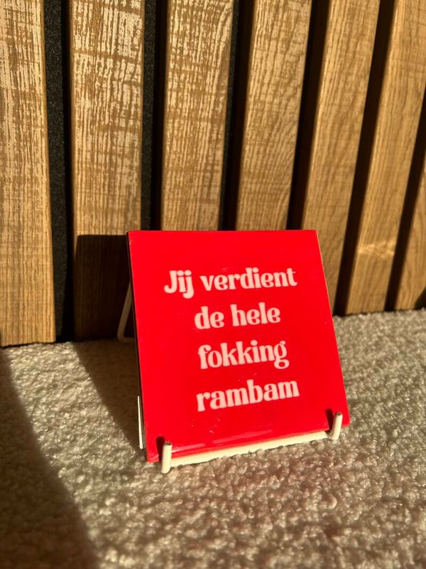 Tegeltjes houder wit