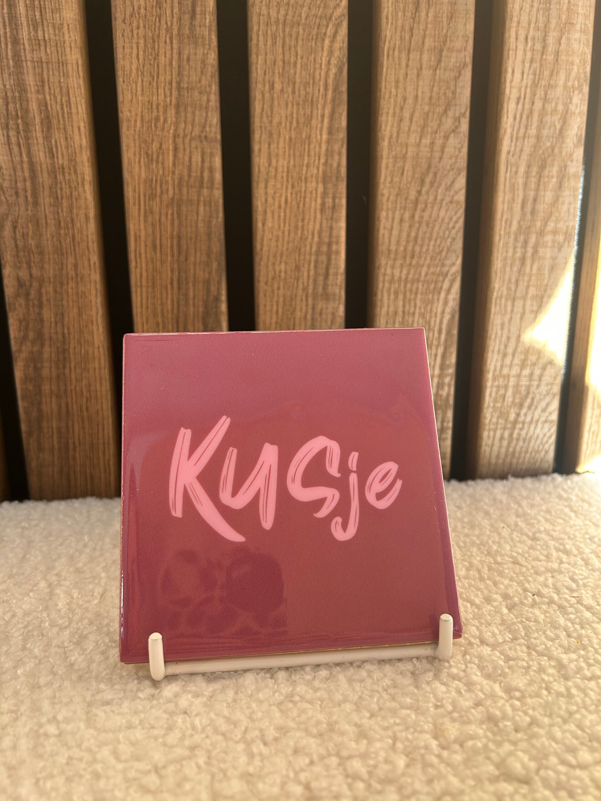 Tegeltje kusje