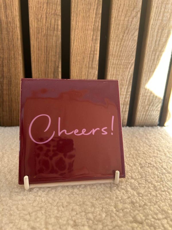 Tegeltje cheers
