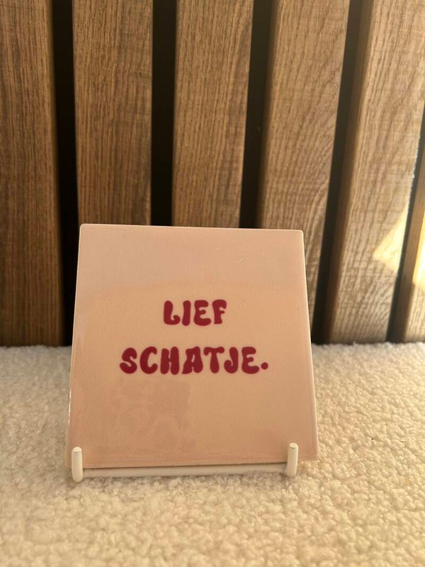 Tegeltje schatje