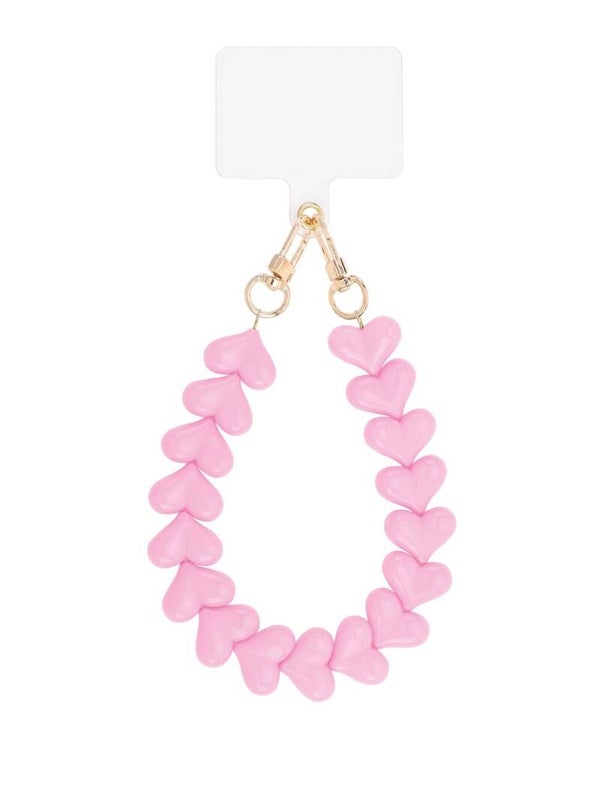 Telefoonkoord baby pink