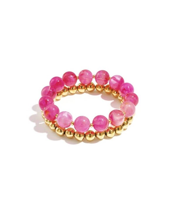 Armband set Summer roze