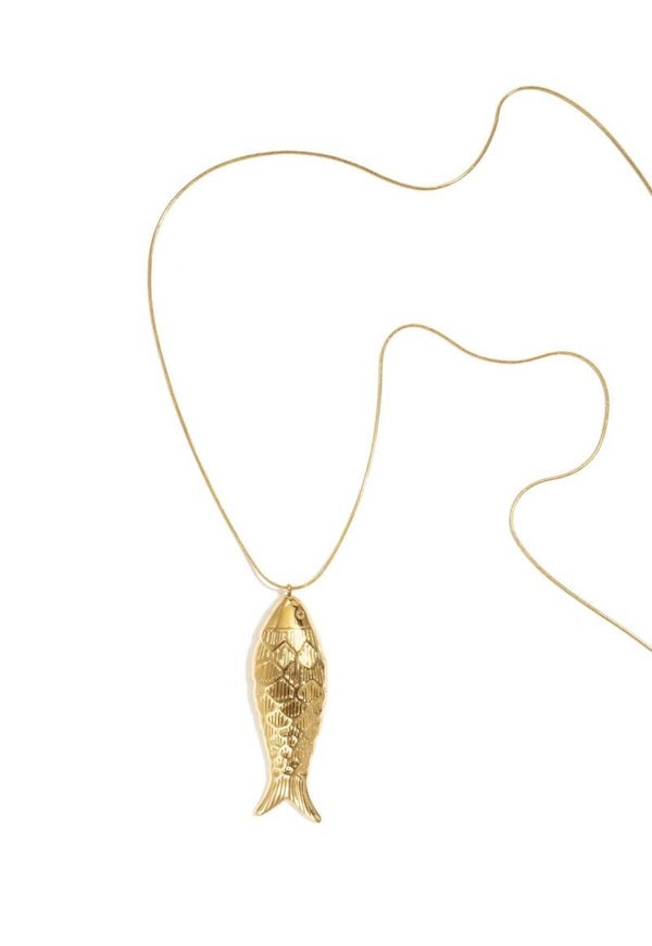 Ketting vis goud