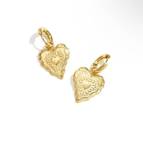 Oorbellen with love goud