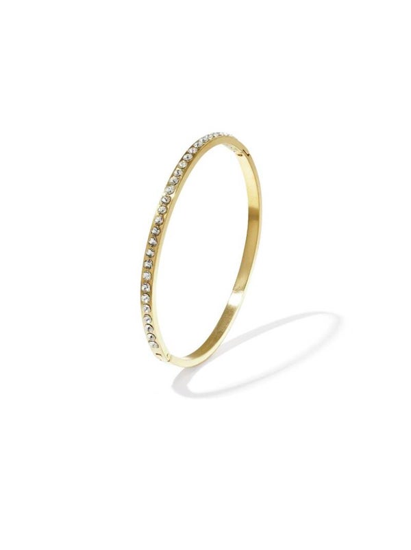 Bangle strass goud