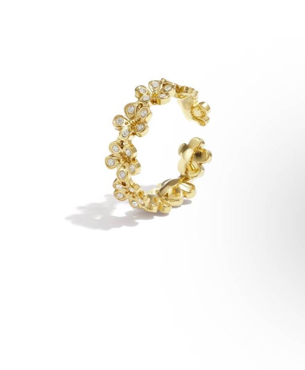 Ring pearl goud